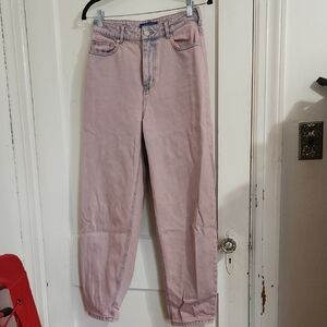 Scotch & Soda Women's Light Pink Straight Leg Jeans